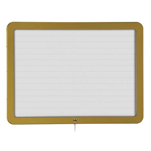 Sliding Door Wood Corkboard, 48"x36", Waln